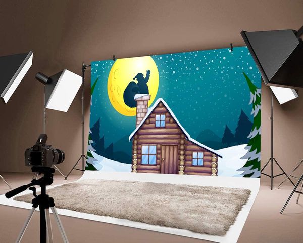 

party decoration backdrops pograph christmas background decor backdrop po house moon design festival decorations