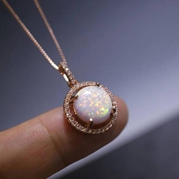 

pendant necklaces natural stone rose crystal pink quartz agata lapis lazuli opal moonstone diy round bead dragon pendants, Silver