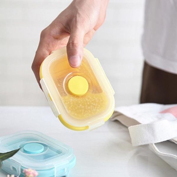 

storage bottles & jars bpa children's food box students lunch fruit container for girls foldable school picnic bento