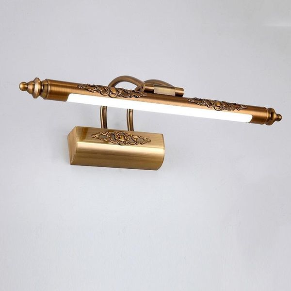 

wall lamps 50cm retro wall-mounted makeup mirror lamp dressing table led european style bronze cabinet lighting decor