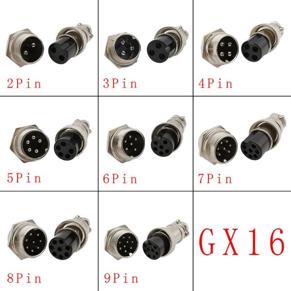 

other lighting accessories 2,3,4,5,6,7,8 9-pin chassis sockets connects microphone mic plug gx16 connectors used on many cb radios and ham