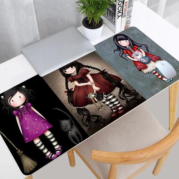 

mouse pads & wrist rests pad large carpet anime desk mat mats pc gamer keyboard gaming santoro gorjuss computer accessories lapmousepad