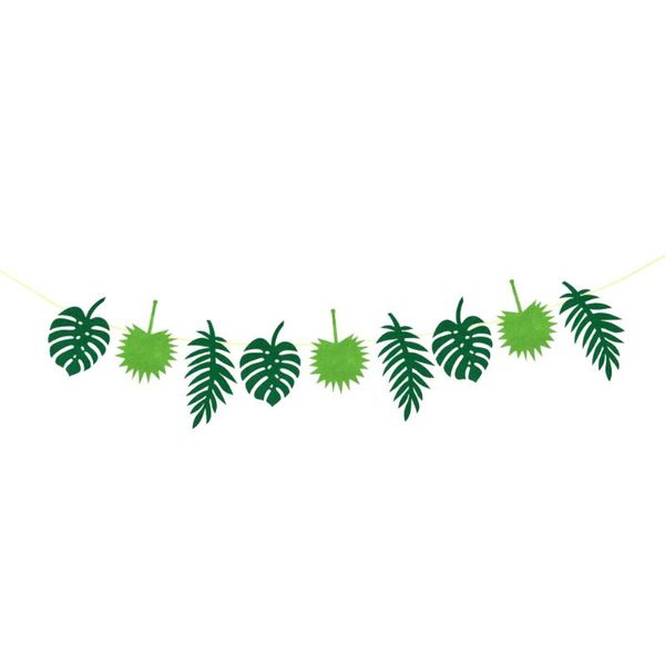 

party decoration felt tropical banner flag garland wimplekette for wedding