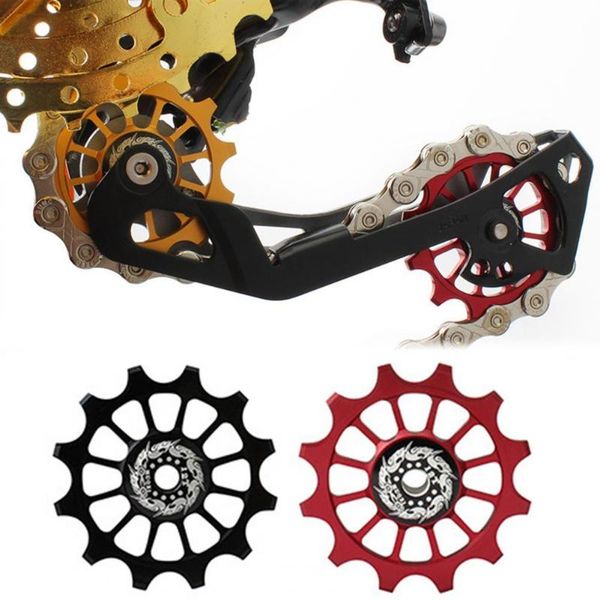 

bike derailleurs accessory universal bearing rear pulley wheel fine workmanship derailleur rust resistant for refit