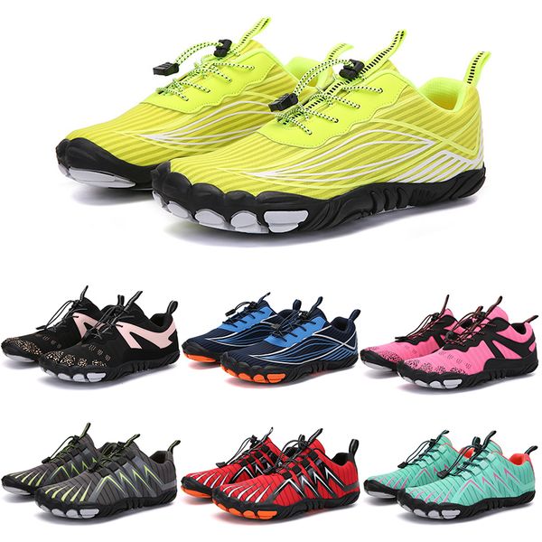 

2021 four seasons five fingers sports shoes mountaineering net extreme simple running, cycling, hiking, green pink black rock climbing 35-45