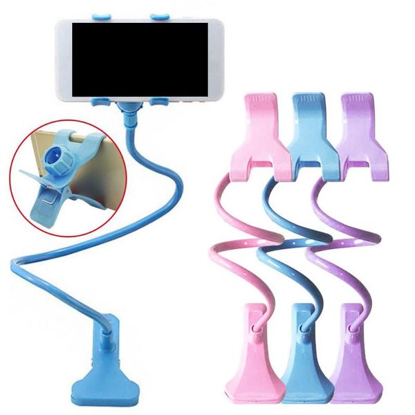 

cell phone mounts & holders mobile holder flexible arm cellphone bracket clip lazy for bed table desksupport telephone