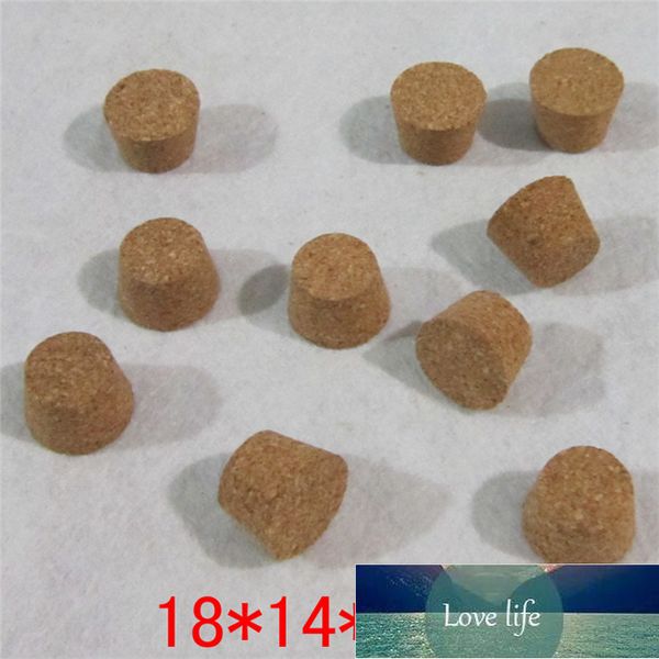 Bar Ferramentas 18x14x12mm Small Glass Bottle Stopper Soft Cork Touch Tube Wood Plug Free