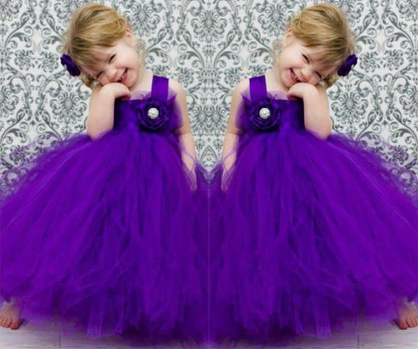 

birthday christmas handmade flower girl dress child wedding party event beauty pageant one-shoulder girl's dresses, Red;yellow