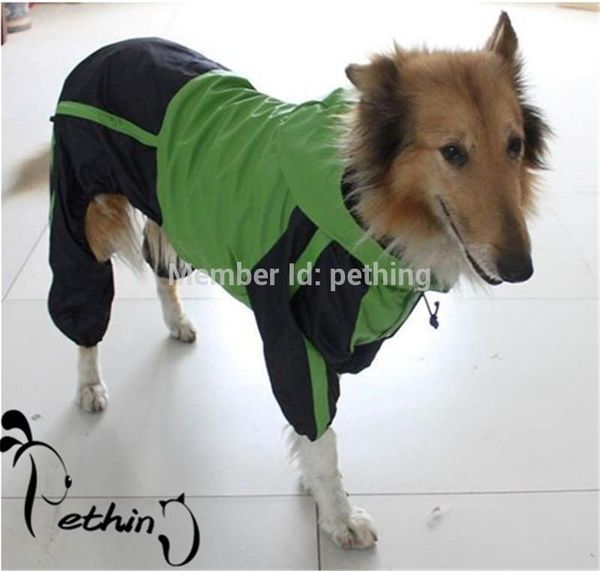 

dog apparel selling raincoat large clothes pet waterproof xs-5xl supply