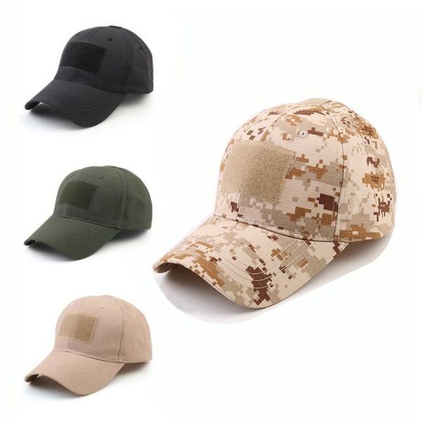 

outdoor hats tactical army cap camouflage adjustable hat mesh military camo fishing hunting hiking baseball casual, Black;white