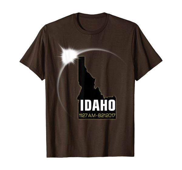 

2017 total solar eclipse t shirt idaho eclipse shirt, White;black