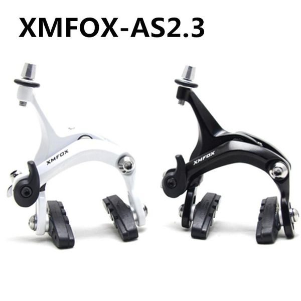 

bike brakes xmfox-as2.3 1 piece bicycle brake racing road dual pivot aluminum side pull caliper front rear white balck
