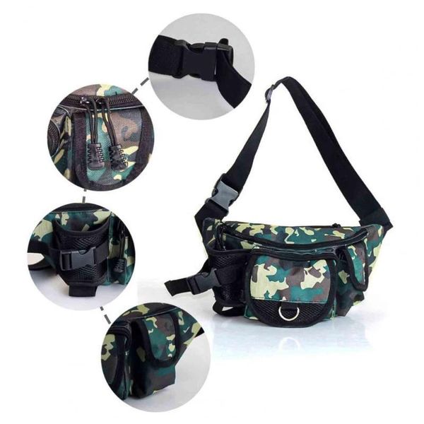 

fishing accessories bag stain resistant multipurpose canvas large capacity tackle fanny pack pouch backpack waterproof waist