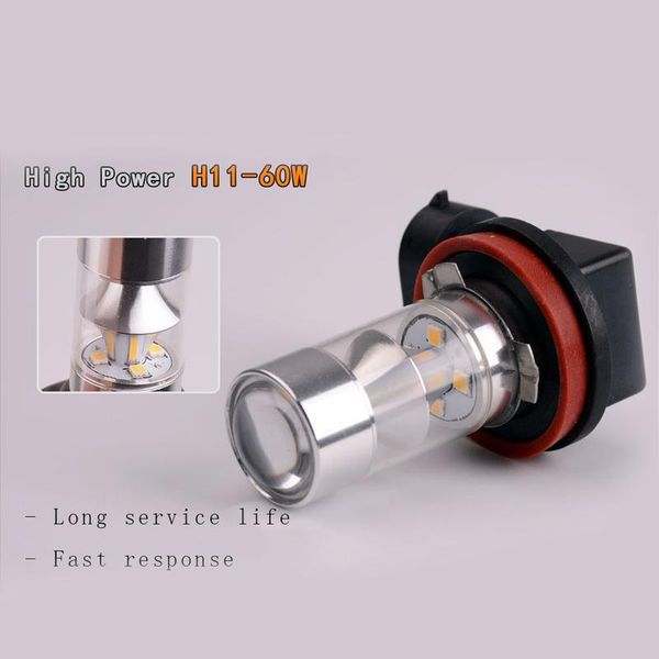 

car headlights h11 h8 2323 light bulbs white accessories led fog super bright