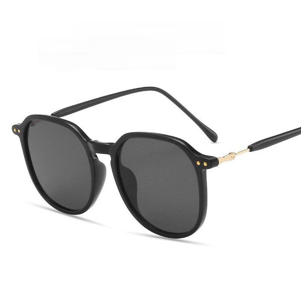 

sunglasses est round woman oversized female glasses gradient fashion brand women sun ladies 2021 uv400, White;black