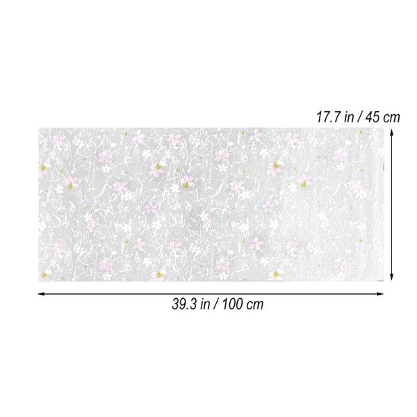 

window stickers adhesive privacy film strip dandelion pattern glass sticker for home 60cmx100cm
