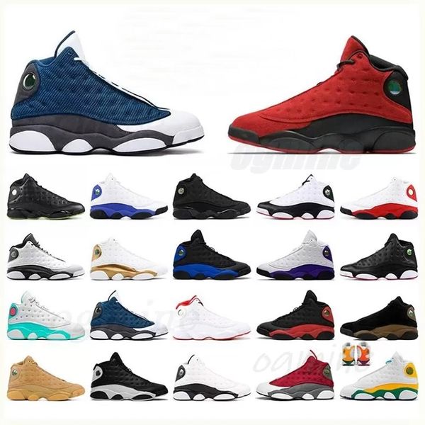 2022 Jumpman 13 Retro masculino Tênis de basquete 13s Del Sol Houndstooth vermelho sílex quadra preta obsidiana roxo luniversidade ouro estrela do mar reverso tem jogo tênis feminino