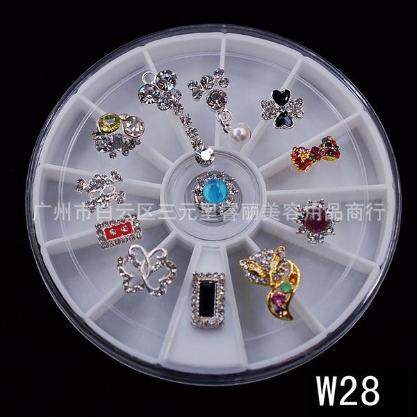 

alloy jewelry tool manicure w28-w34