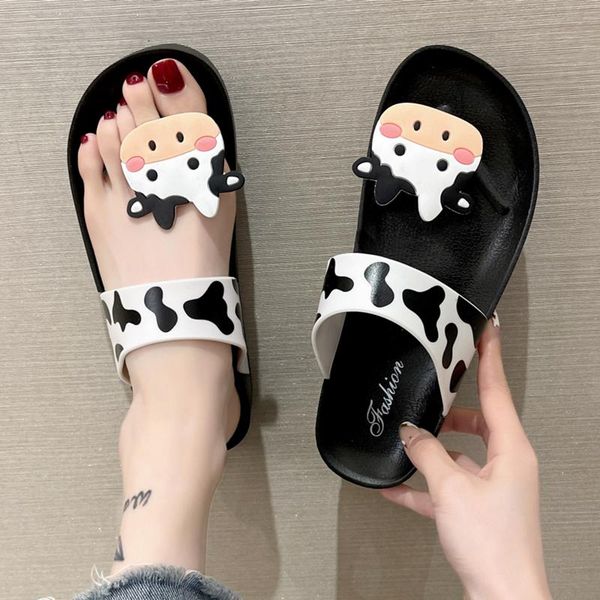 

slippers flip-flops for women in summer fashion 2021 sandals beach shoes, Black
