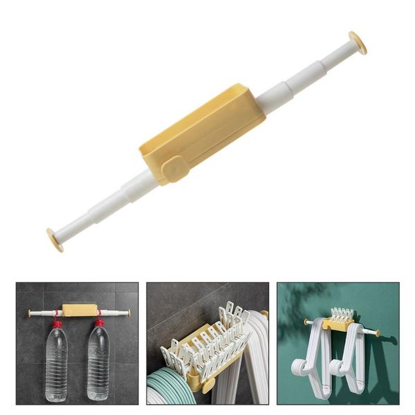 

hooks & rails wall mount hanger organizer bathroom balcony bracket plastic rack