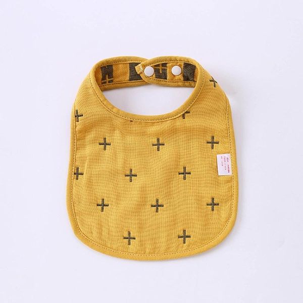 

5pcs/set born baby cartoon pattern cotton bibs infants feeding burp cloths 40jc &