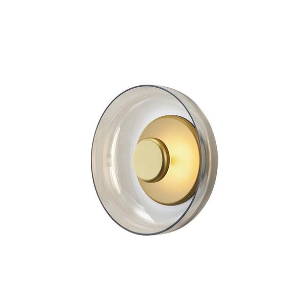 

nordic postmodern minimalist glass mushroom wall lamp bedroom bedside led lights