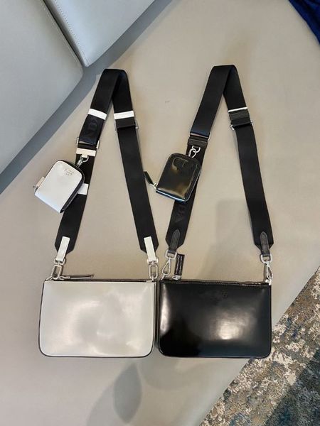 

luxurys designers genuine leather bags the single shoulder handbag 2vh008 bright skin crossbody bag