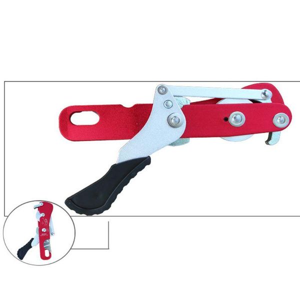 

rocky climbing gear rappelling descender rescue belay devices for 8-13mm rope cords, slings and webbing