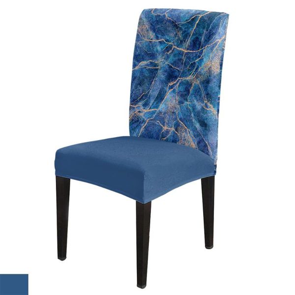

chair covers marble yellow texture art dining spandex elastic printing el kitchen wedding supplies