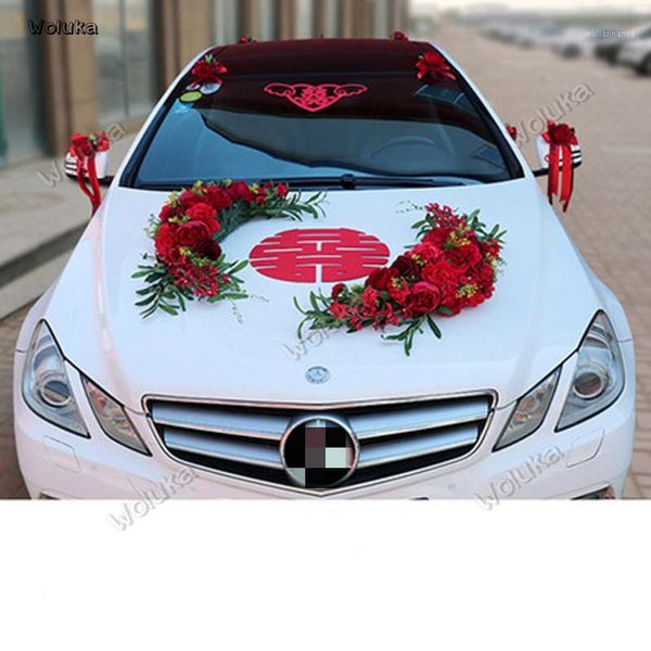 

car decoration crescent moon wedding set float team simulation rose cd50 q031