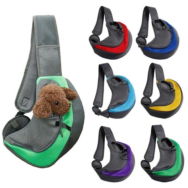 Coprisedili per auto per cani Borsa a tracolla Marsupio Pet Cat Outdoor Cross-body Sul retro Molti modi Indossare accessori per animali domestici sul petto