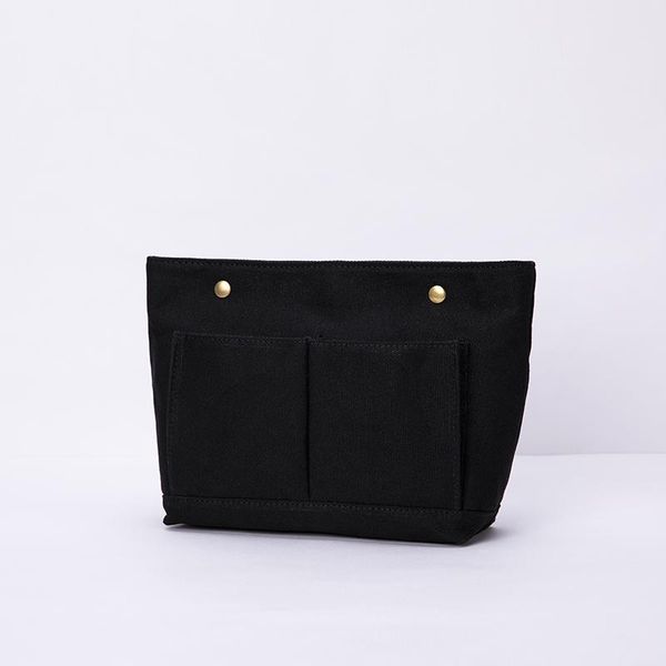 

cotton canvas liner bags women storage cosmetic finishing & cases