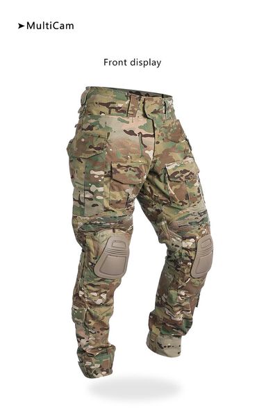 

combat pants with knee pads tactical trousers multicam cp gen3 hunting camouflage men's, Black