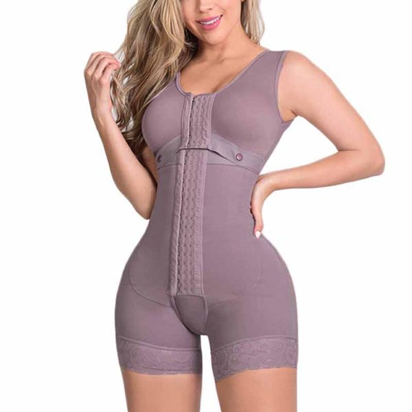 

women's shapers high compression shapewear with hook and eye front closure shaper adjustable bra slimming bodysuit, Black;white