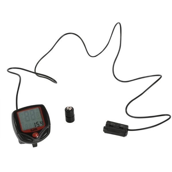 

bike computers waterproof lcd display cycling bicycle computer odometer speedometer green backlight equipment drop