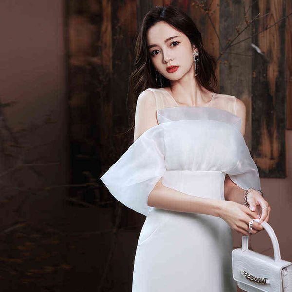 

luxury street style dresses white evening dr's 2021 for wedding can wear in summer, Black;pink