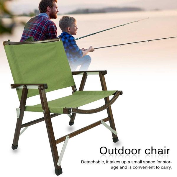

outdoor folding chair portable detachable beech seat fishing with storage bag accessories