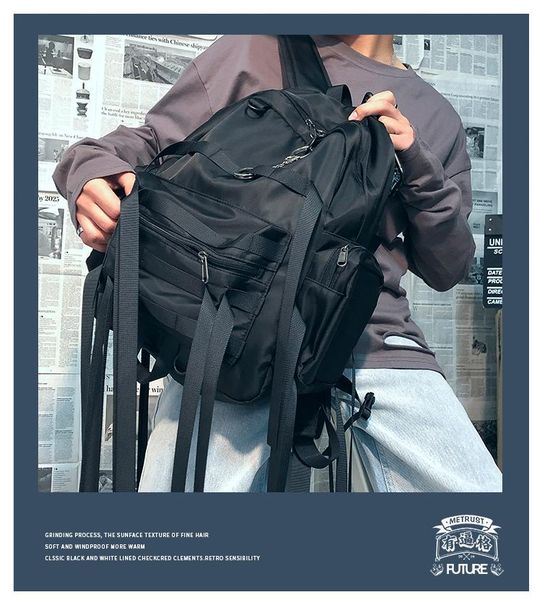 

backpack pb4198 2021 simple schoolbag female outdoor tactical function