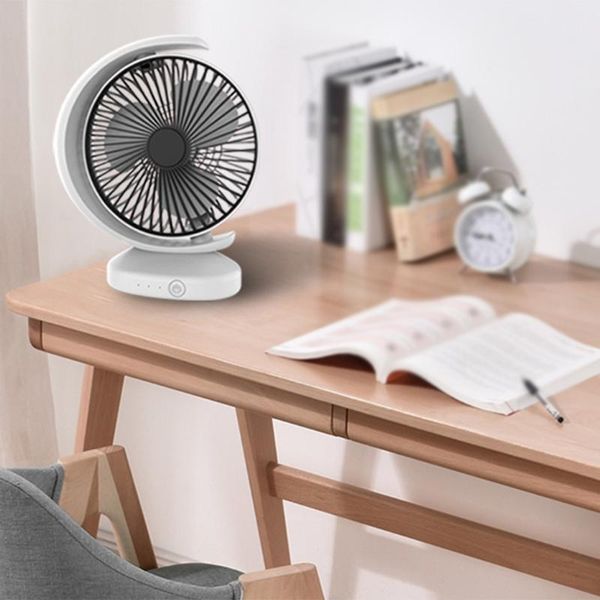 

electric fans portable usb rechargeable deskfan with adjustable mini