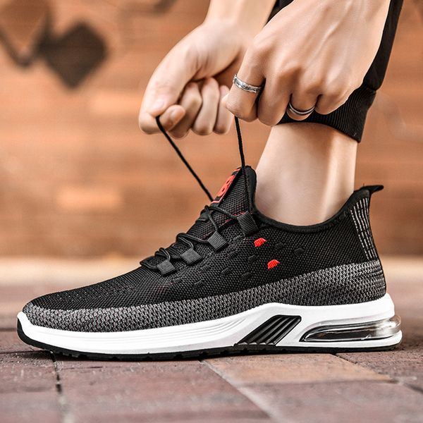 

2021 fashion running shoes for men women black white brown gray mens womens shoe comfortable breathable trainers sports sneakers size 39-44