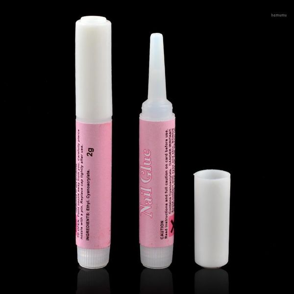 

beauty nail glue for false art decorate acrylic rhinestones 2g quality tips decoration1, Red;pink