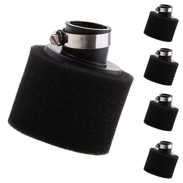 

black angled foam air filter cleaner for engine carburetor quad pit dirt monkey bike motocross motorcycle-black atv parts