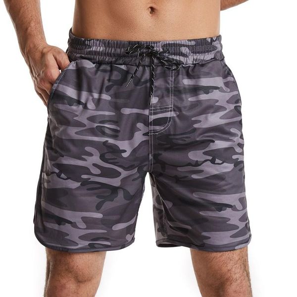 

men's shorts cool summer breathable casual workout men short pants brand clothing comfortable camo beach male, White;black