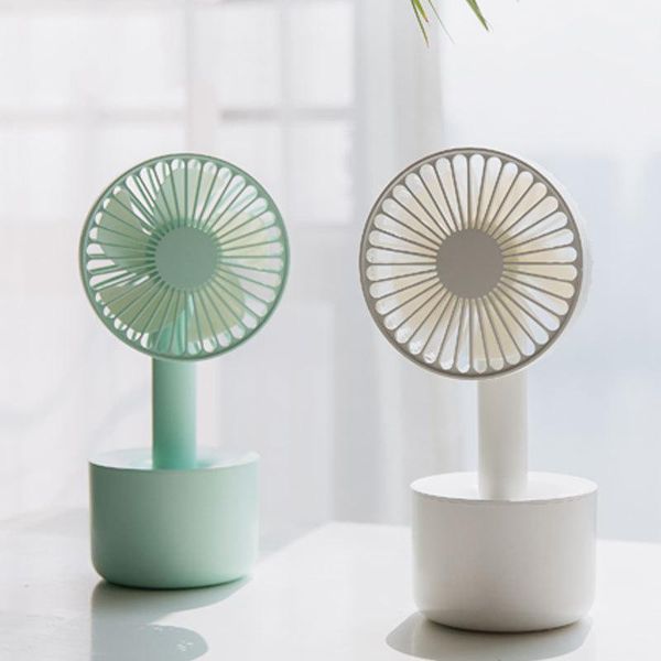 

electric fans cute small flowerpot mini fan 2000mah portable wireless deskhandheld rechargeable cooling for outdoor