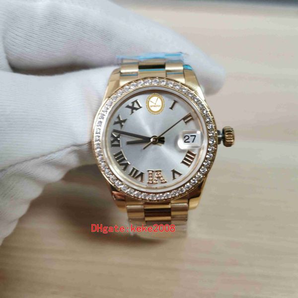 Ausgezeichnete BP-Armbanduhruhr 278288RBR 278288, Saphir-Edelstahl, 31 mm, Gelbgold, römisches Diamant-Zifferblatt, mechanisch, automatisch, Damen-Damenuhren