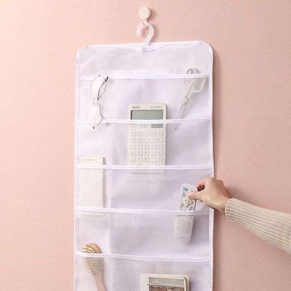 

storage bags style household hanging underwear bag foldable multi-pocket classification network