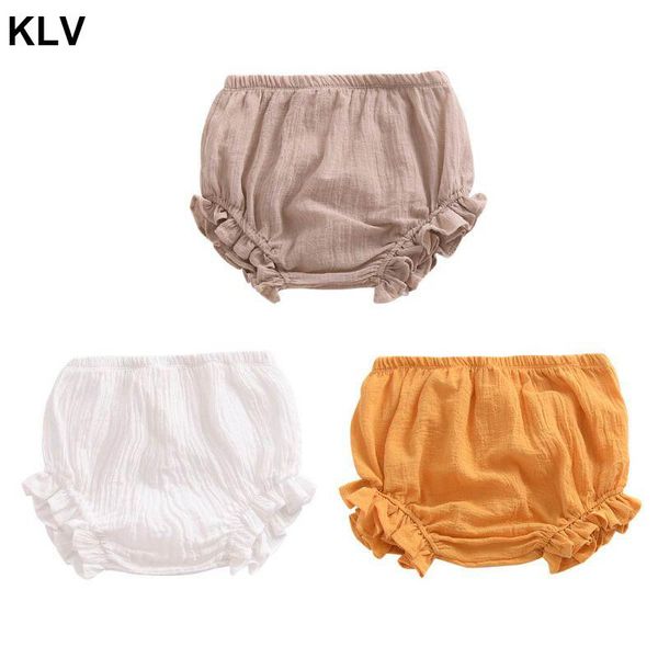 

summer baby girls boys kid bloomer shorts infant solid color cotton cute loose harem pp pants basic diaper cover underwear, Black