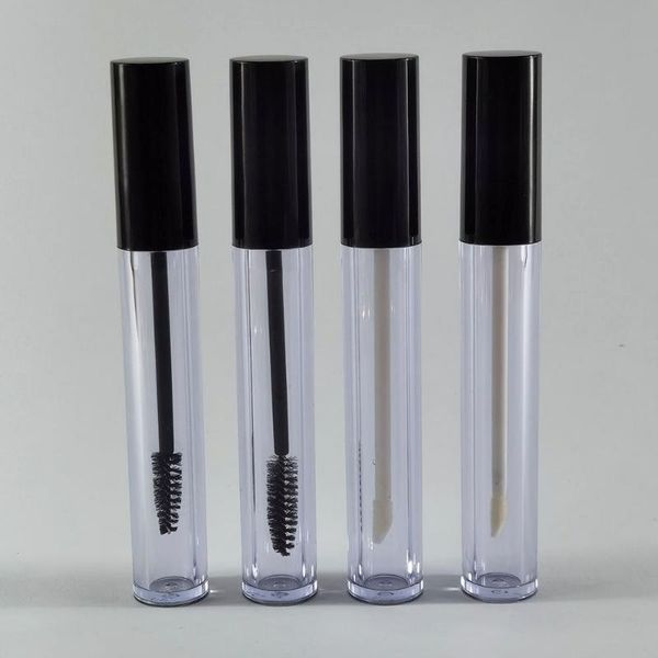 

storage bottles & jars 24 x 10ml empty mascara tube eyelash vial 10cc 1/3oz as transparent lip tubes gloss cosmetic packagi