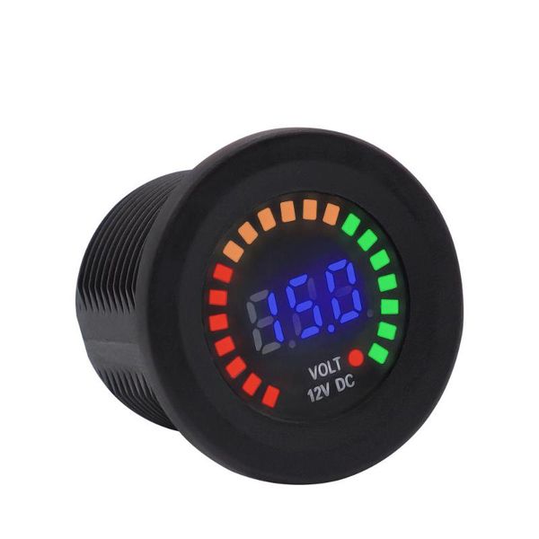 

other auto electronics dc 12v car motorcycle digital battery display led waterproof color screen dynamic voltmeter