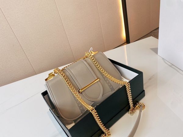 

ysiykiy 2021 brand designer shoulder bag women's leather fashion luxury cross chain bags with box size 24cm*15cm